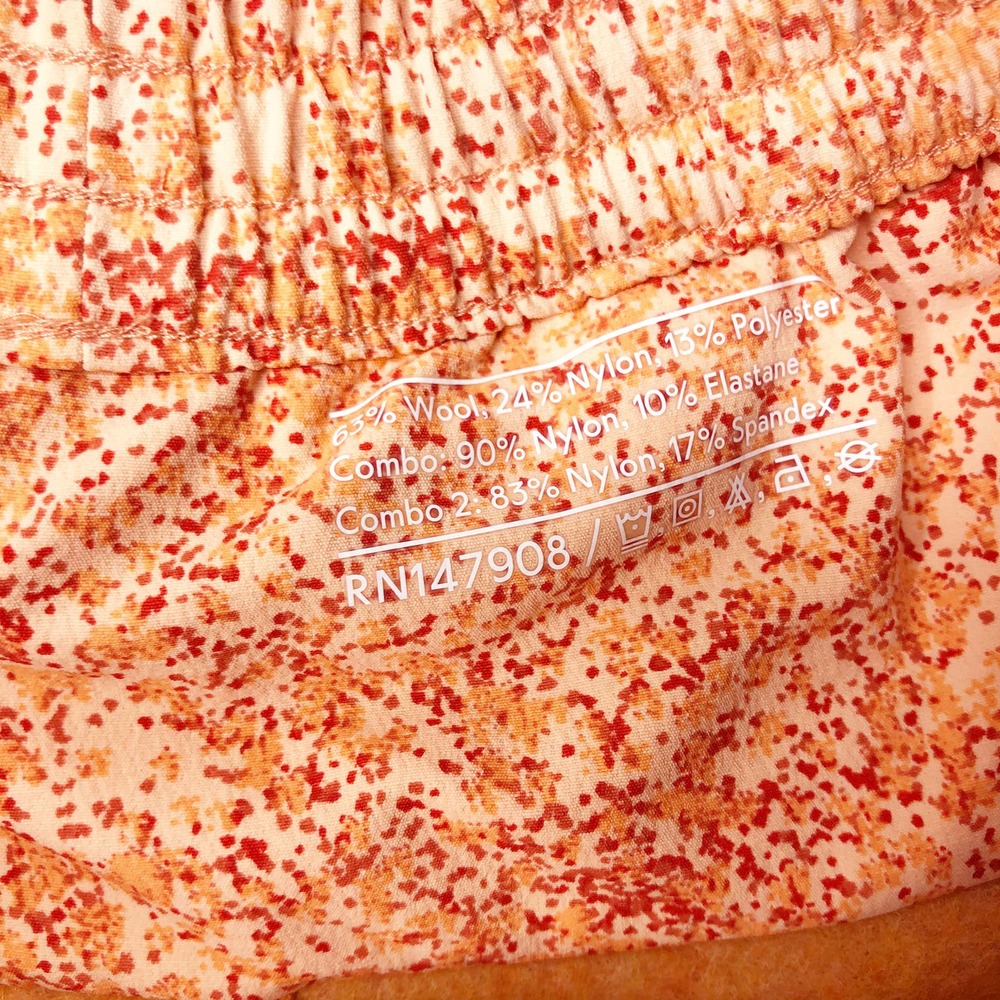 Outdoor Voices Mega Fleece Shorts XS Wool Orange - Picture 6 of 8